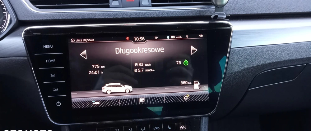 Skoda Superb cena 75700 przebieg: 159500, rok produkcji 2018 z Rajgród małe 326